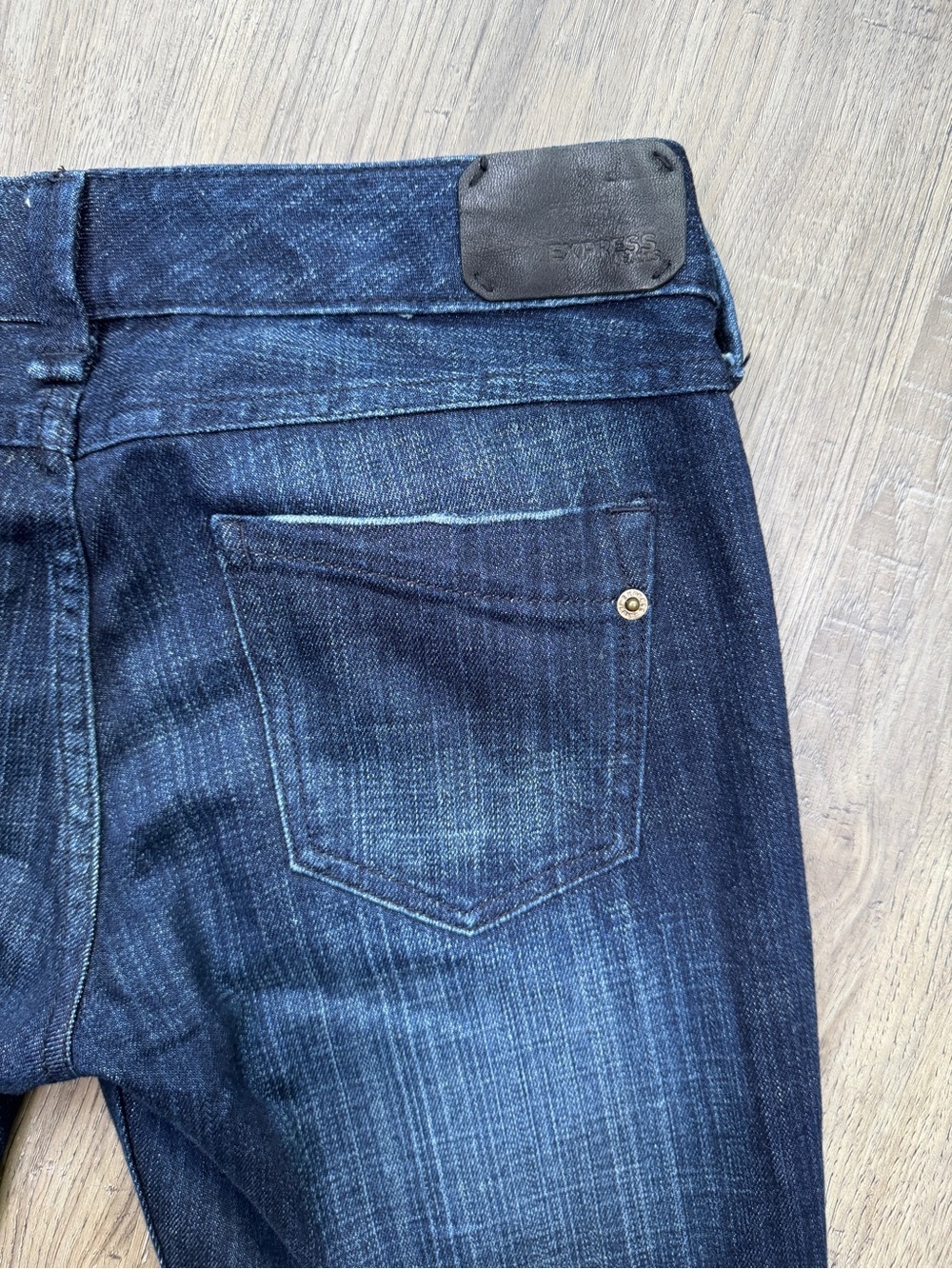 Express Women's Zelda Skinny Dark Wash Low-Rise Jeans - Size 2 Regular - Picture 12 of 12